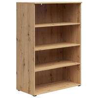REGAL hrast Artisan  drvni materijal  - hrast Artisan/antracit, Moderno, drvni materijal/plastika (80/115/40cm)