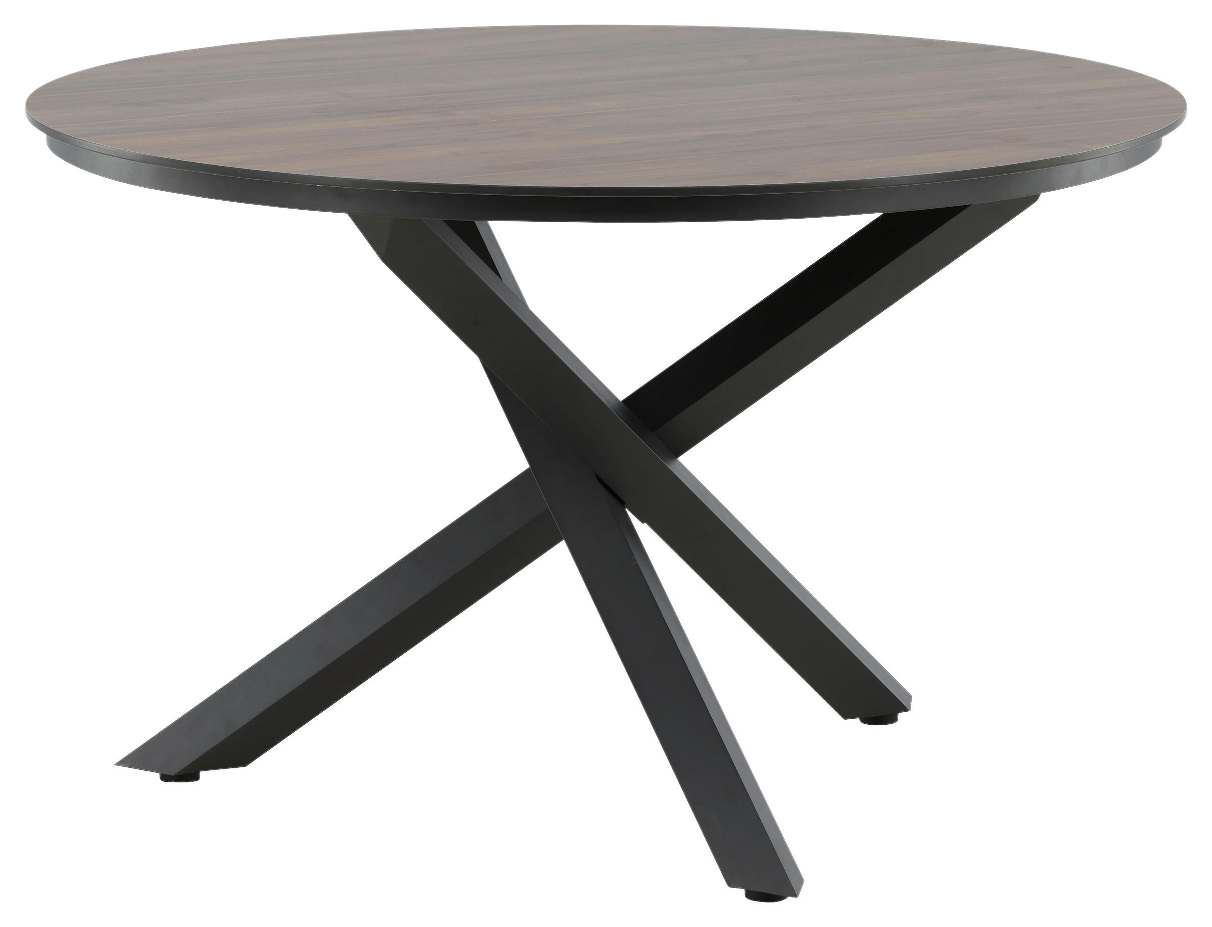 Thumbnail - Gardenson Gartentisch, Braun, Schwarz, Metall, Kunststoff, rund, eckig, 120x75x120 cm, wetterbeständig, Gartenmöbel, Gar...