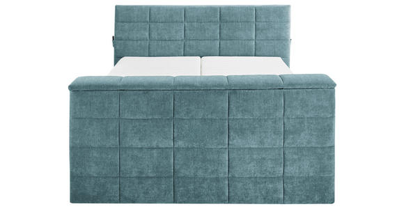 BOXSPRINGBETT 180/200 cm  in Petrol  - Petrol, KONVENTIONELL, Textil (180/200cm) - Carryhome
