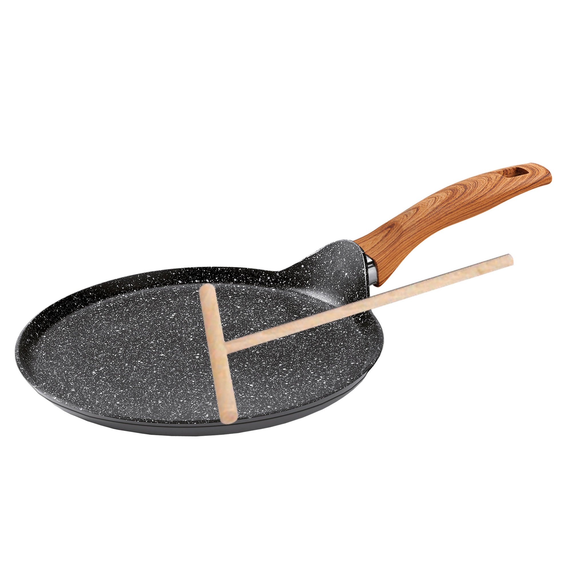 CREPESPFANNE 25 cm  - Anthrazit, Basics, Metall (25cm) - Stoneline