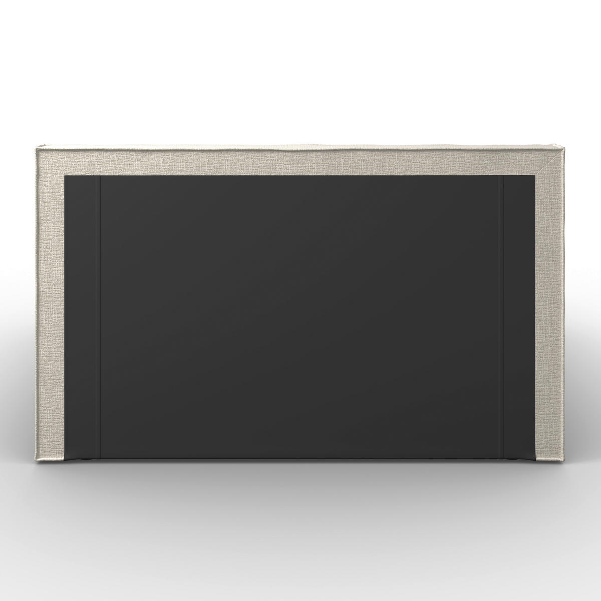 BOXSÄNG 180/200 cm  i cremefärgad  - svart/cremefärgad, Modern, trä/textil (180/200cm) - Visionight