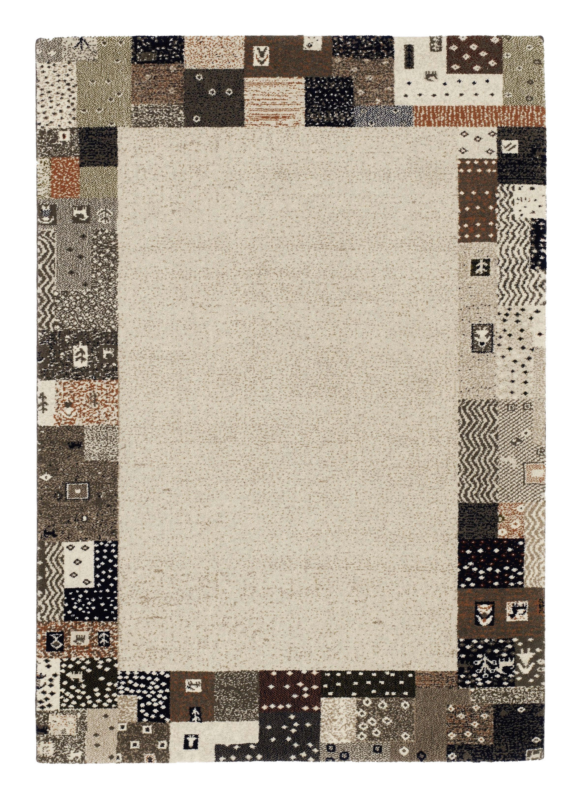 Webteppich Lexis Jeran Naturfarben 80x150 cm