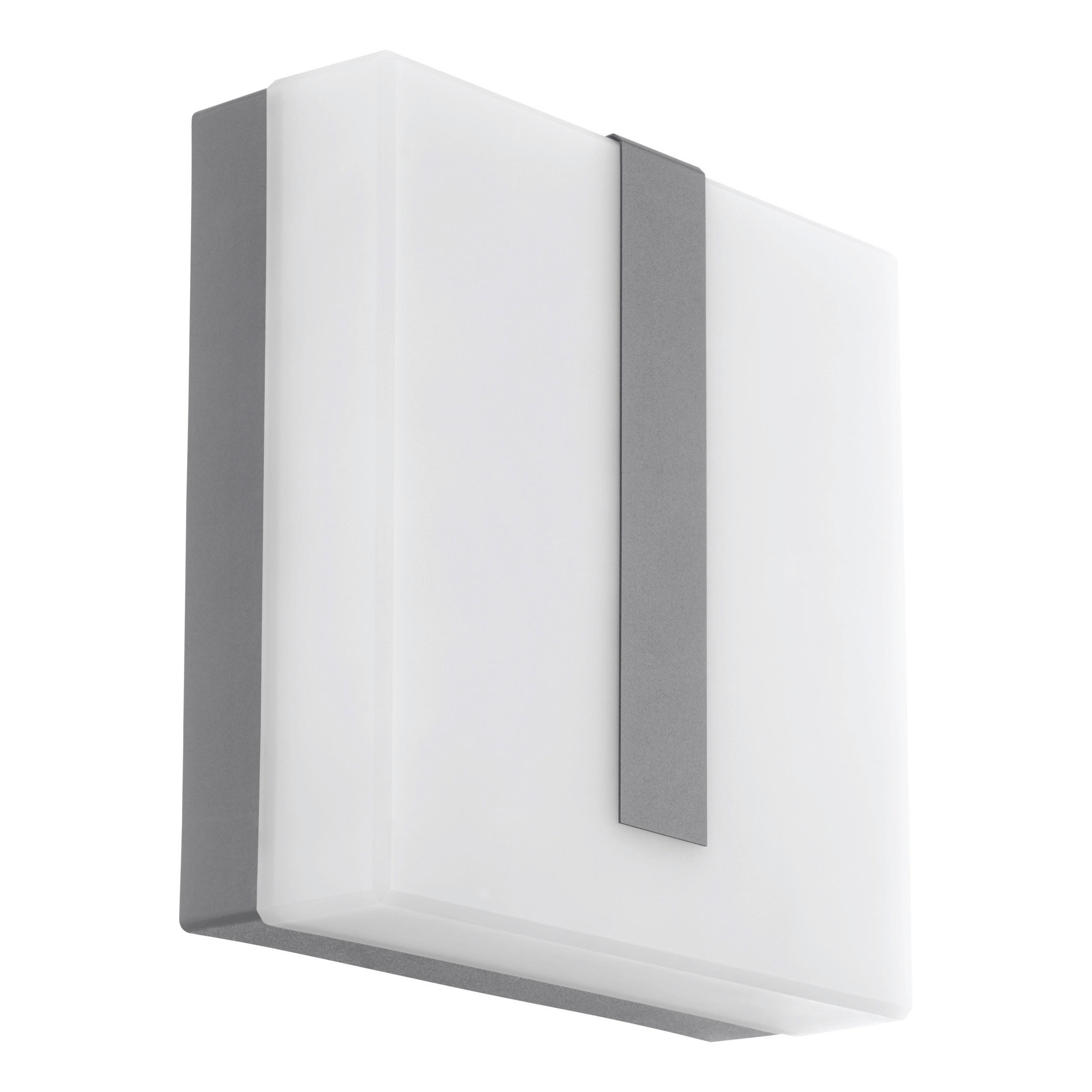 AUßENWANDLEUCHTE 21,5/7/21,5 cm   - Anthrazit, Design, Kunststoff/Metall (21,5/7/21,5cm) - Eglo