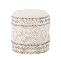 HOCKER Textil Creme  - Creme, Basics, Textil (40/45/40cm) - Livetastic