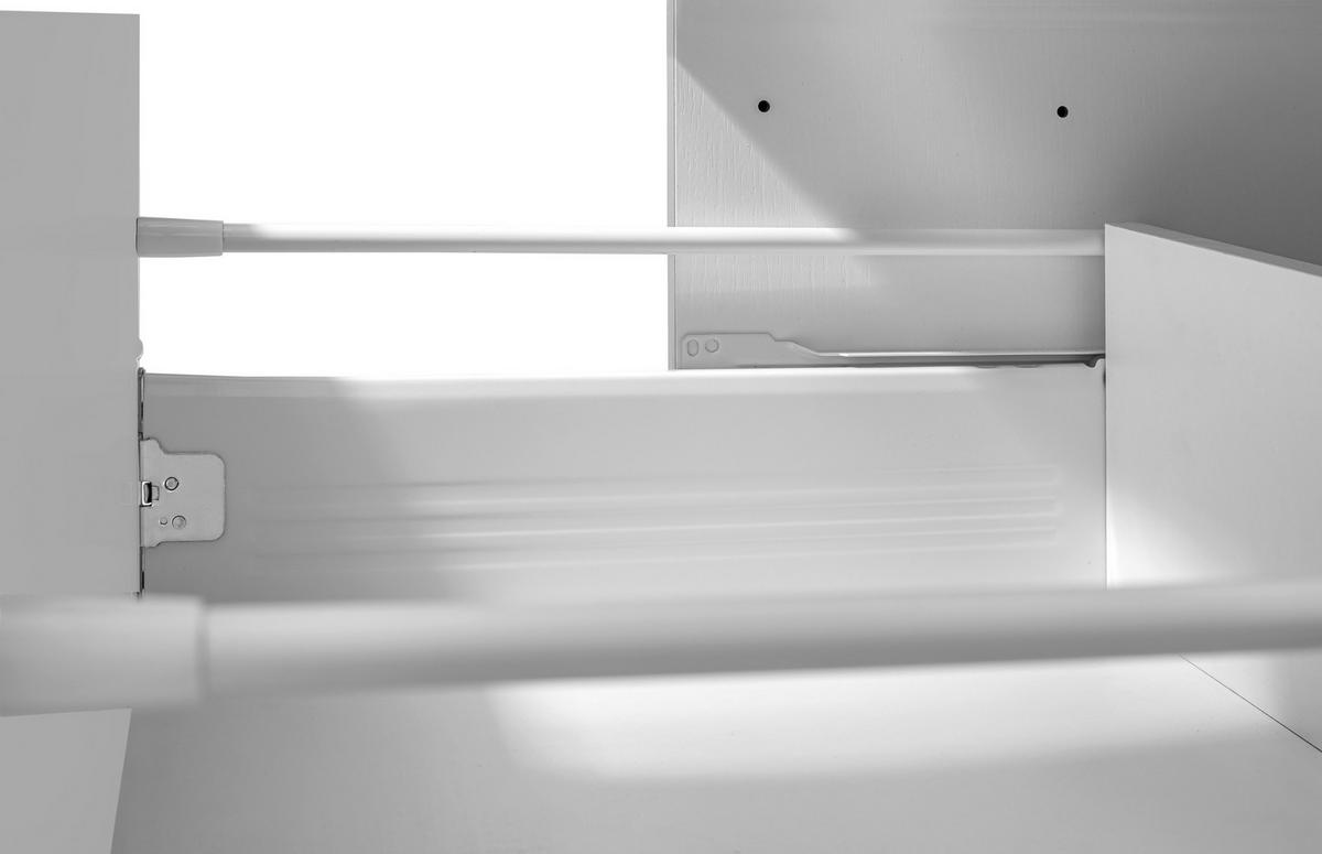 KÜCHENBLOCK 300 cm   in Graphitfarben, Eichefarben  - Eichefarben/Schwarz, Lifestyle, Holzwerkstoff/Metall (300cm) - Held
