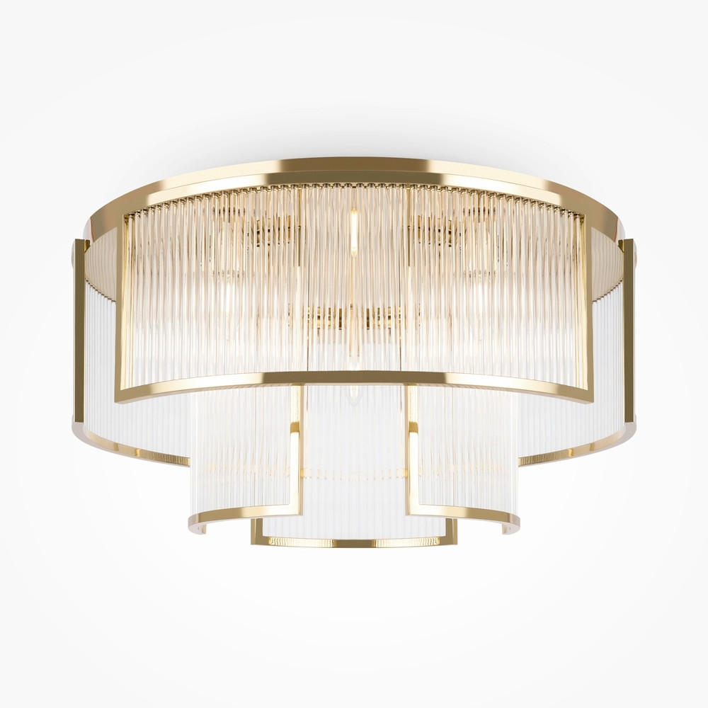 DECKENLEUCHTE 65/33 cm  - Goldfarben, MODERN, Metall (65/33cm) - MAYTONI