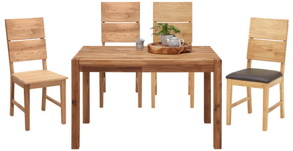 ESSTISCH in Holz 120/80/75 cm  - Eichefarben, KONVENTIONELL, Holz (120/80/75cm) - Carryhome