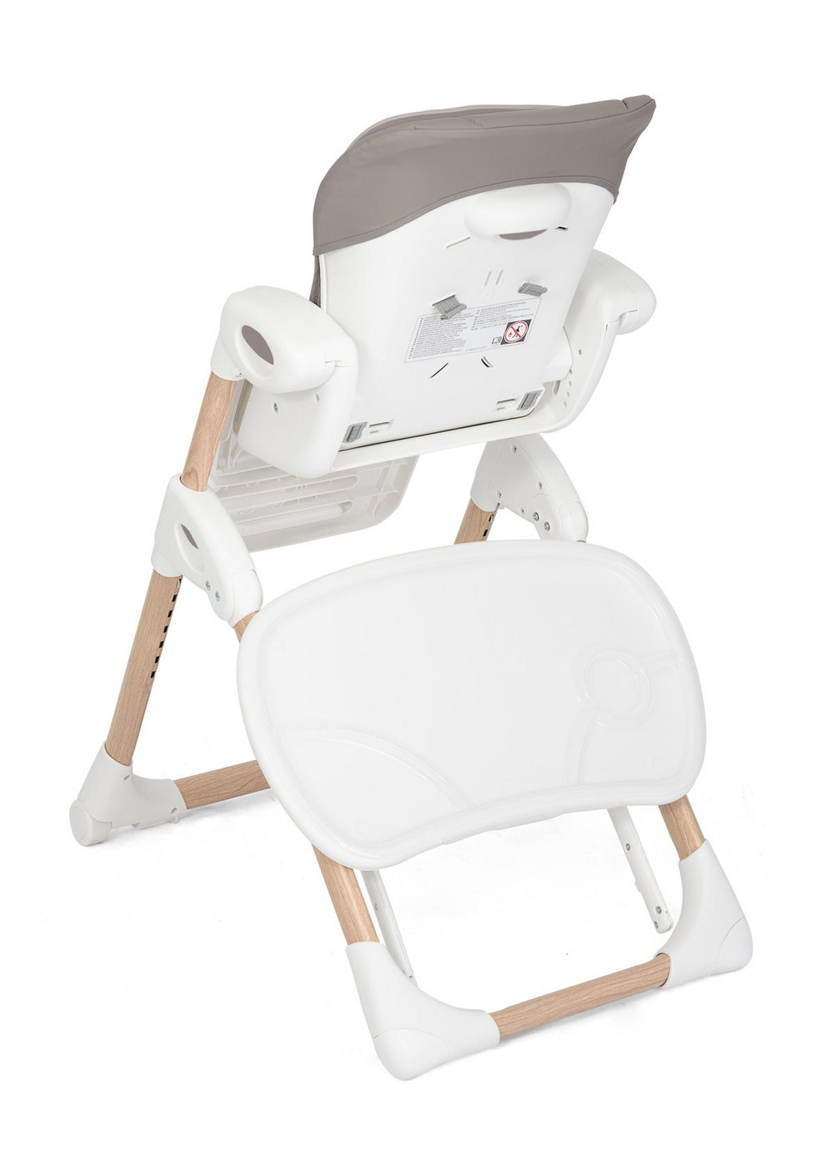 KOMBIHOCHSTUHL Mimzy Recline  - Graubraun/Naturfarben, Basics (57/104/78cm) - Joie