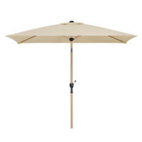 SONNENSCHIRM   - Eichefarben/Naturfarben, Basics, Textil/Metall (150/231/230cm) - Schneider