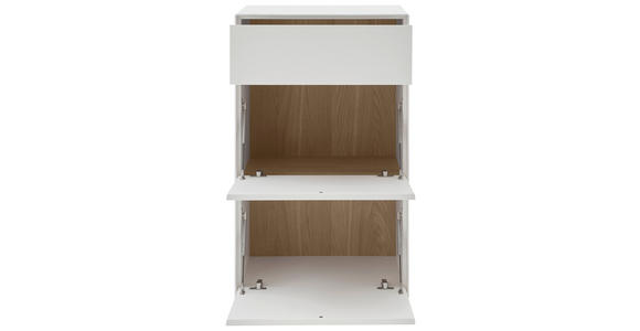 SCHUHSCHRANK Kernbirke massiv Weiß  - Weiß, Design, Holz (59/98/39cm) - Johann Jakob