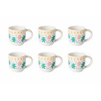 KAFFEEBECHERSET SUMMER BLISS 6-teilig  - Multicolor, Basics, Keramik - Costa Nova