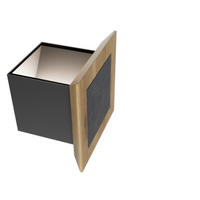 LED-WANDLEUCHTE 15/15/15 cm   - Eichefarben, Natur, Holz/Stein (15/15/15cm)