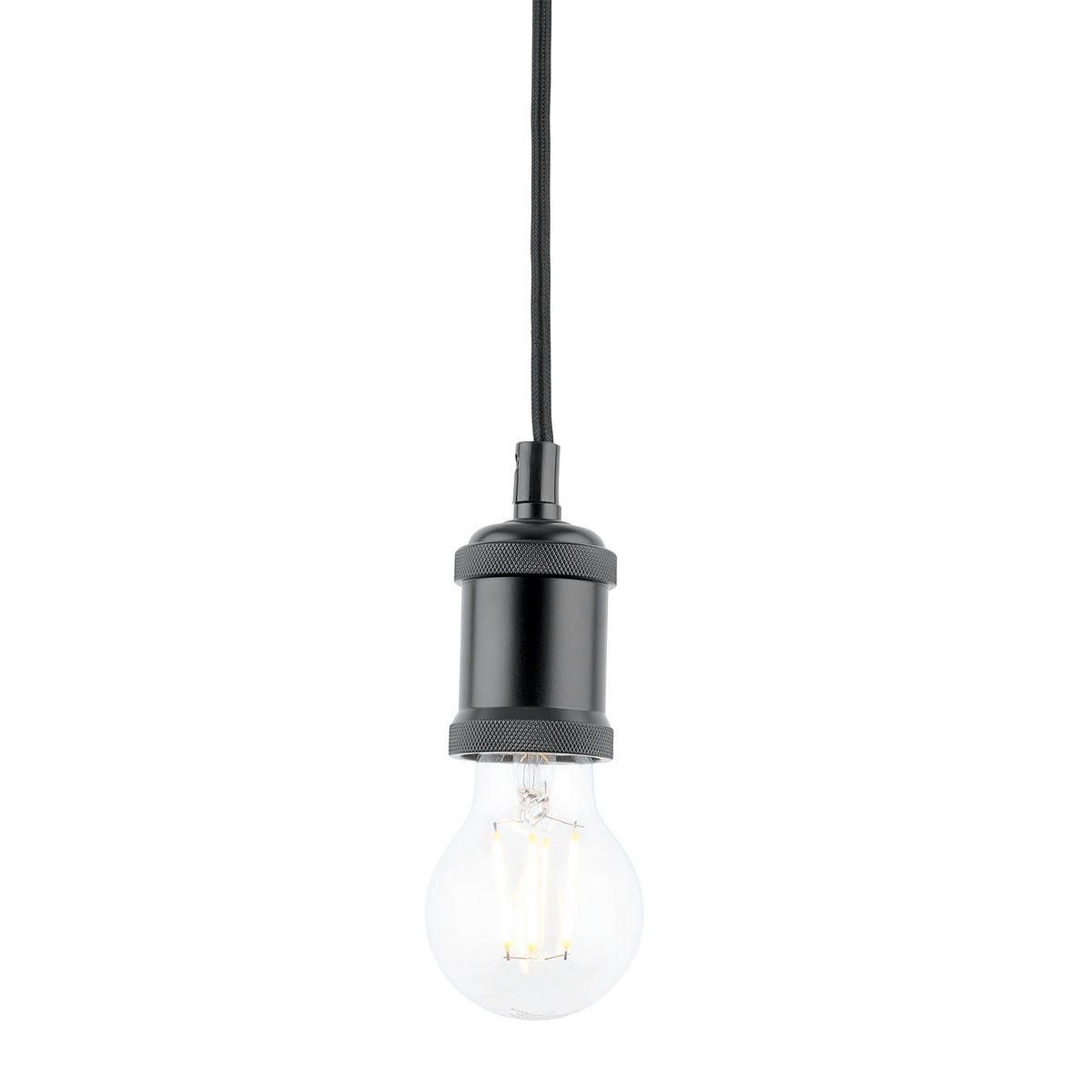 SCHNURPENDEL Modern Cord 11/200 cm   - Schwarz, Basics, Textil/Metall (11/200cm) - Philips