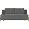 SCHLAFSOFA in Textil Grau  - Naturfarben/Grau, Design, Holz/Textil (211/88/102cm) - Niels Andersson