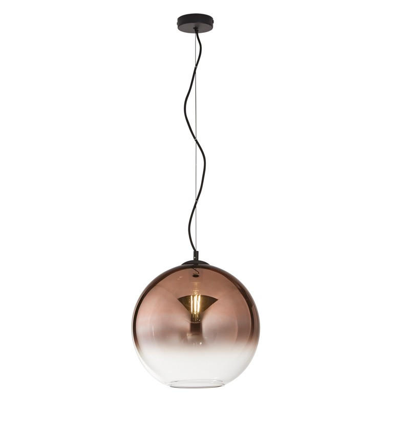 Luce ambiente Design Hängeleuchte Luce Ambiente e Design Schwarz, Kupfer 156.7 cm