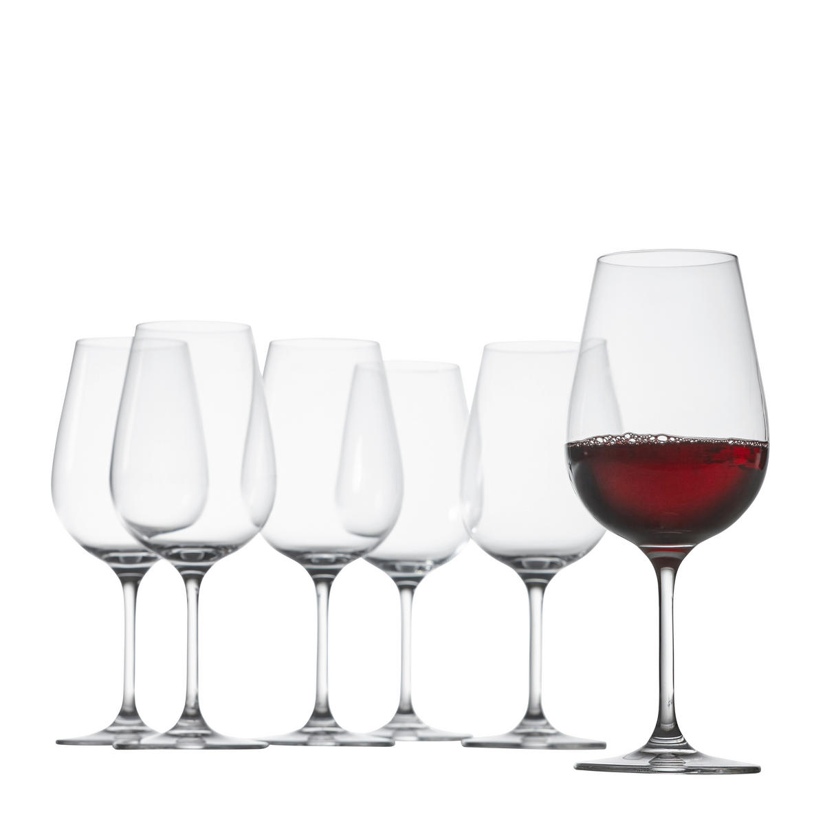 GLÄSERSET Tivoli 6-teilig  - Klar, Basics, Glas (9/23cm) - Leonardo
