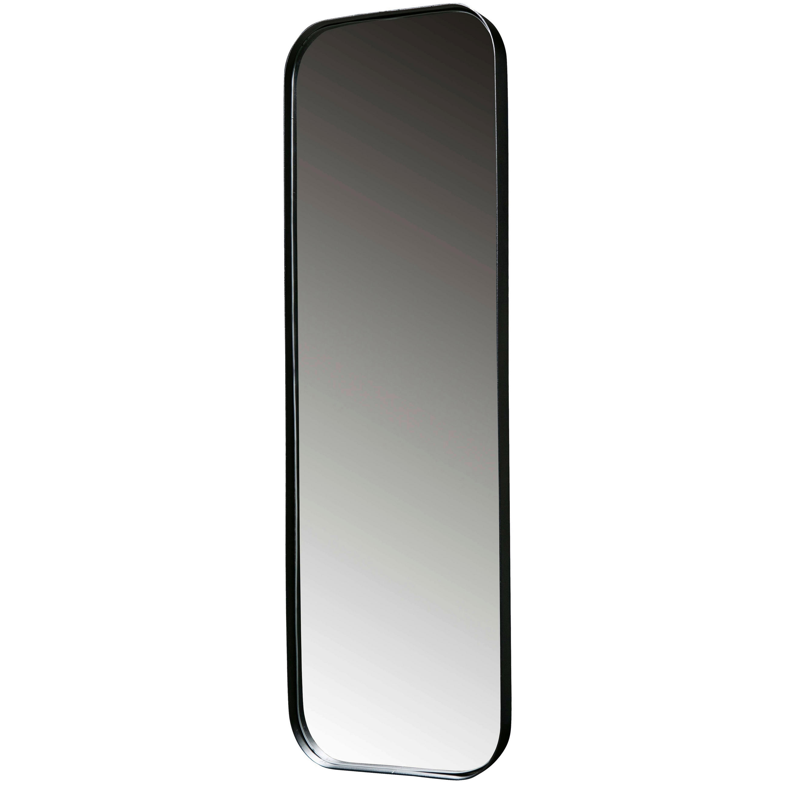 WANDSPIEGEL 40/170/5 cm    in rechteckig  - Schwarz, Basics, Glas/Metall (40/170/5cm) - Livetastic