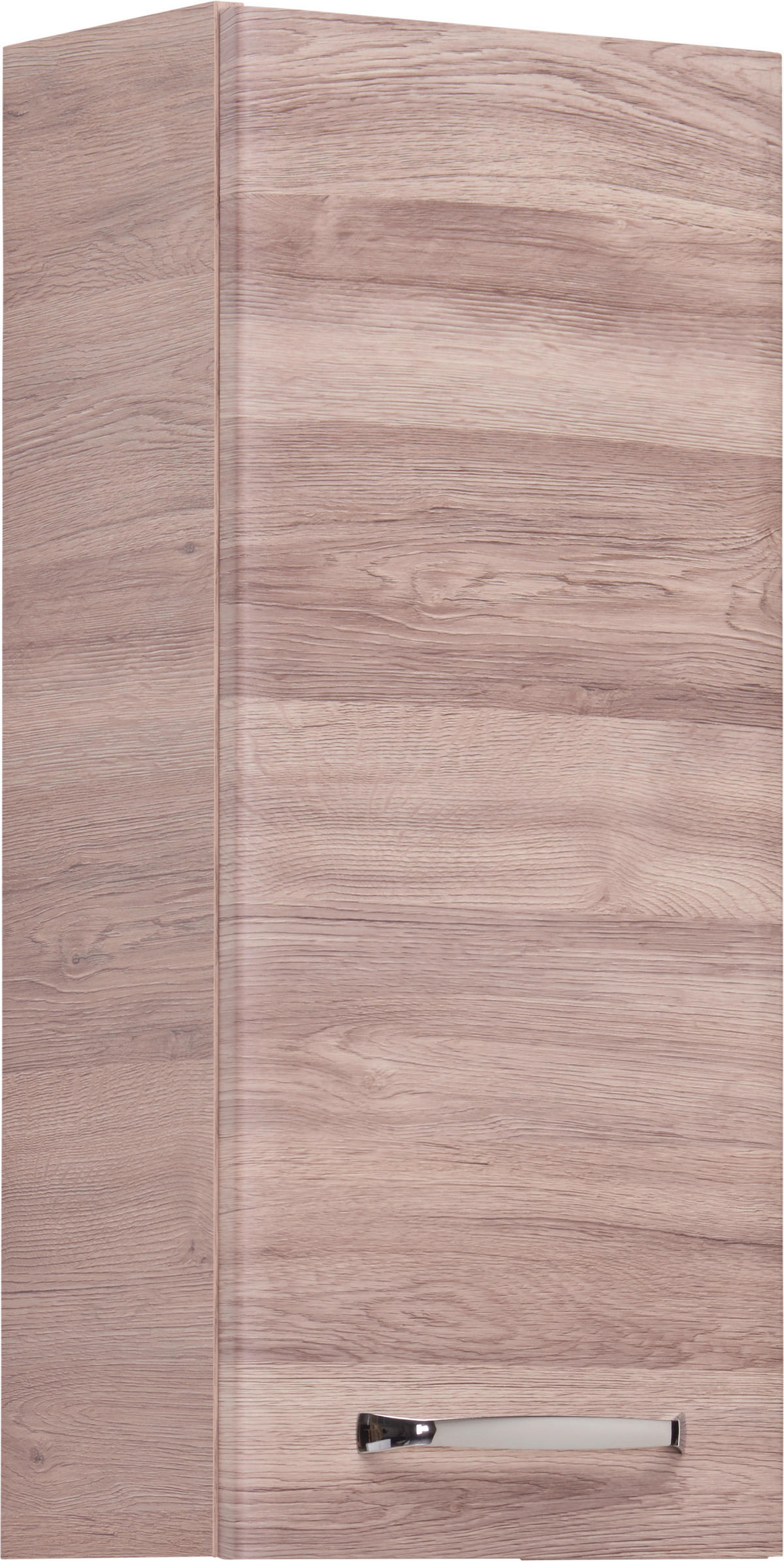 OBERSCHRANK 30/70/20 cm  - Chromfarben/Eichefarben, Design, Glas/Holzwerkstoff (30/70/20cm) - Xora