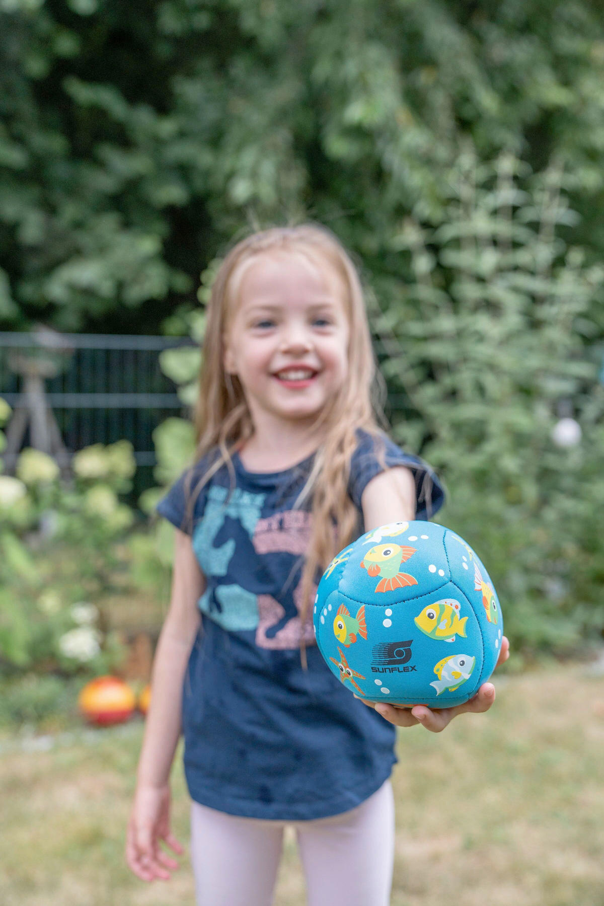 BEACHBALLSET Hellblau  - Hellblau, Basics, Textil (13 15 20,5cm) - sunflex