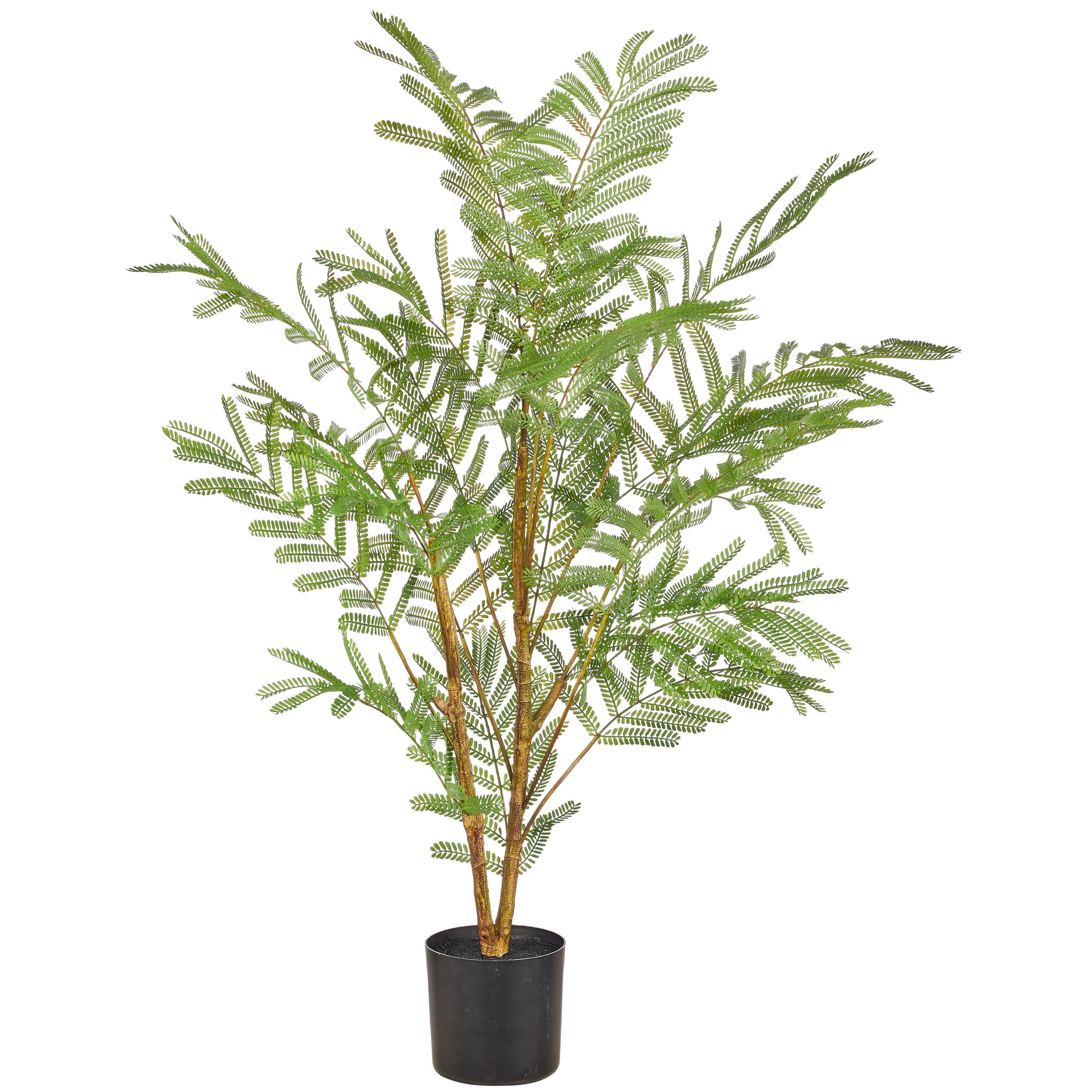 KUNSTPFLANZE Regenbaum 90 cm  - Schwarz/Braun, Basics, Kunststoff (90cm)