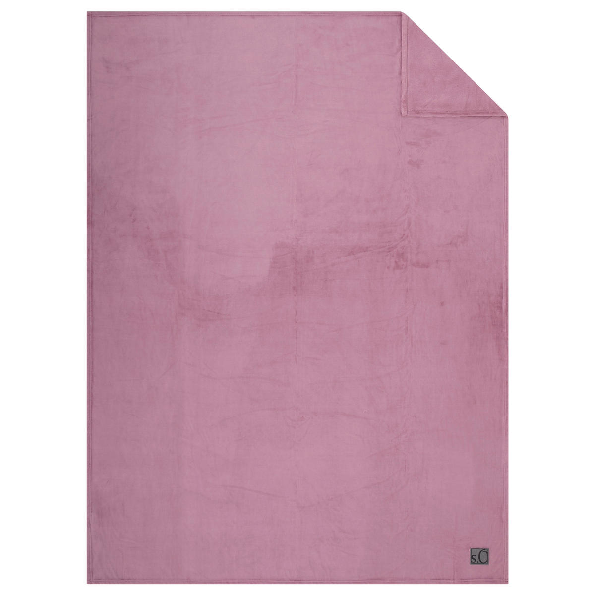 DOMÁCA DEKA, polyester, 150/200 cm - staroružová, Basics, textil (150/200cm) - S. Oliver