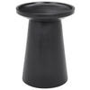 BEISTELLTISCH 50/50/48 cm Akazie vollmassiv Schwarz rund  - Schwarz, Design, Holz (50/50/48cm) - Carryhome