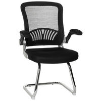 KONFERENČNI STOL tekstil črna  - barve kroma/črna, Moderno, kovina/tekstil (64/103/64cm) - MID.YOU
