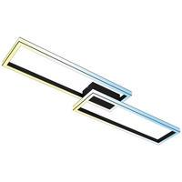 LED-DECKENLEUCHTE 119,5/27,5/10 cm   - Schwarz, Design, Kunststoff/Metall (119,5/27,5/10cm) - Briloner