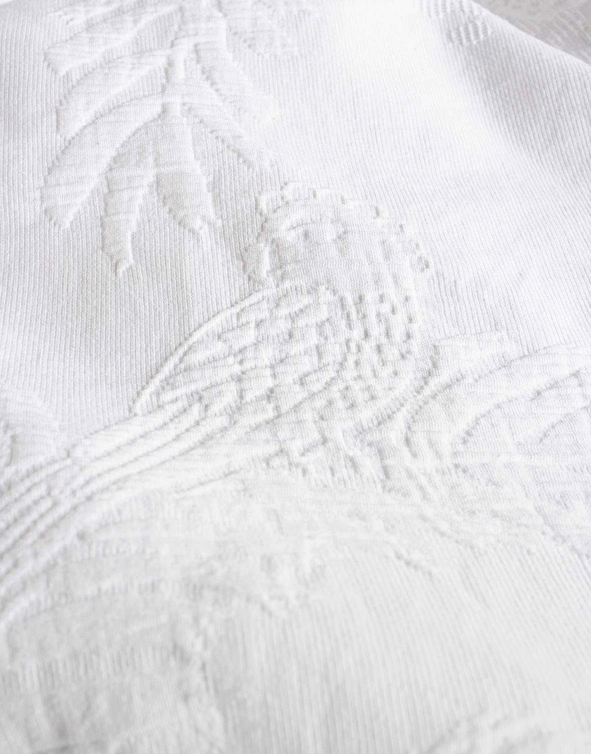 BETTWÄSCHE Palma Satin, Webstoff 200/200 cm  - Weiß, KONVENTIONELL, Textil (200/200cm) - Essenza