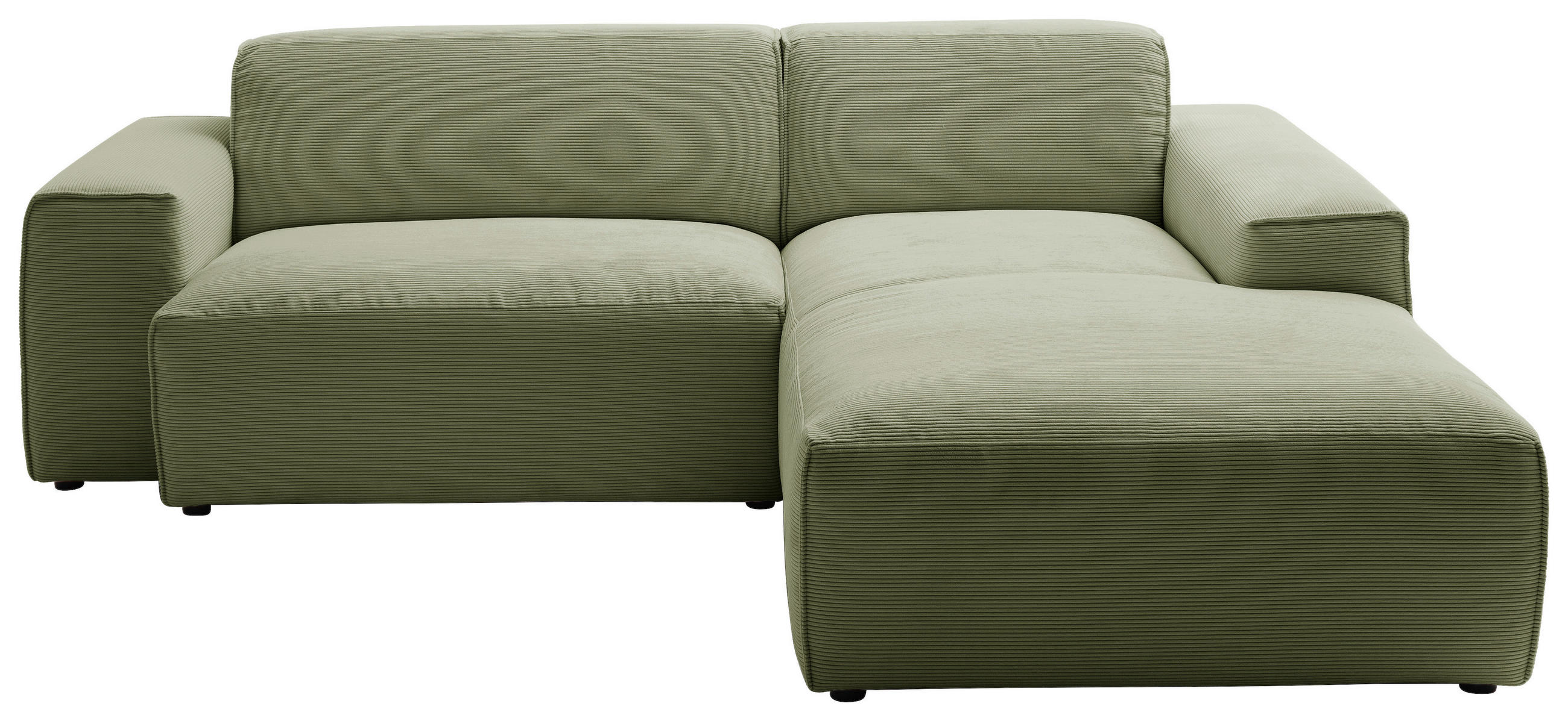 Freisteller von Pure Home Lifestyle ECKSOFA Hellgrün Cord.