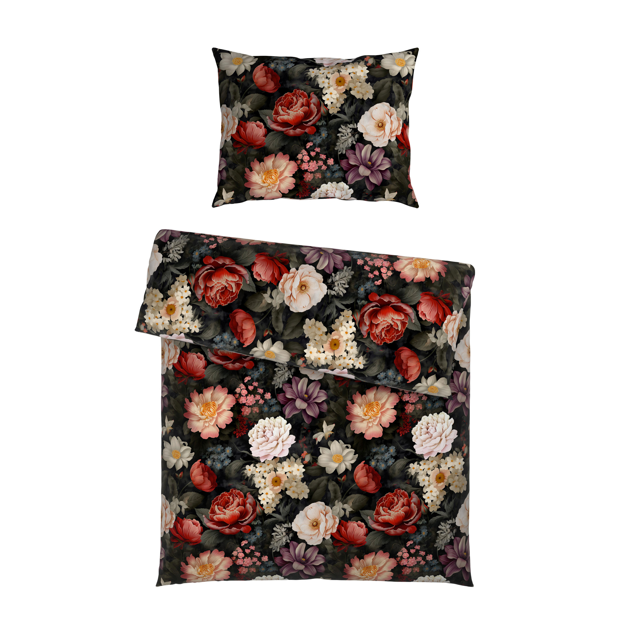 BETTWÄSCHE TANJA Satin 140/200 cm  - Multicolor, Design, Textil (140/200cm) - Novel