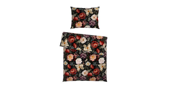 BETTWÄSCHE 2-teilig TANJA Satin 140/200 cm  - Multicolor, Design, Textil (140/200cm) - Novel