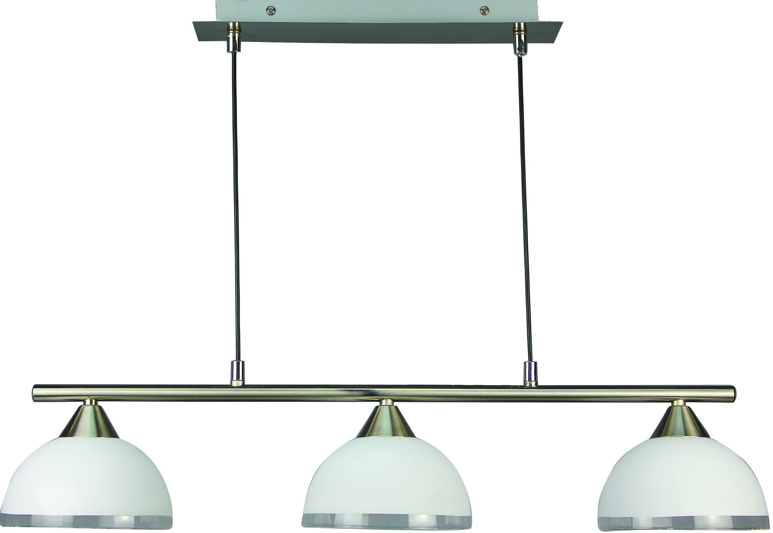 HÄNGELEUCHTE 64 cm  - KONVENTIONELL, Glas/Metall (64cm)