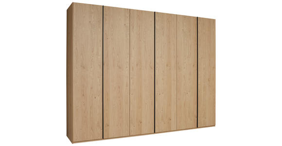 DREHTÜRENSCHRANK 299,2/229,4/59,5 cm 6-türig Eichefarben  - Eichefarben/Anthrazit, KONVENTIONELL, Holz/Holzwerkstoff (299,2/229,4/59,5cm) - Dieter Knoll