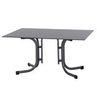 GARTENKLAPPTISCH 140/90/71 cm  - Anthrazit, KONVENTIONELL, Holzwerkstoff/Kunststoff (140/90/71cm) - Siena Garden