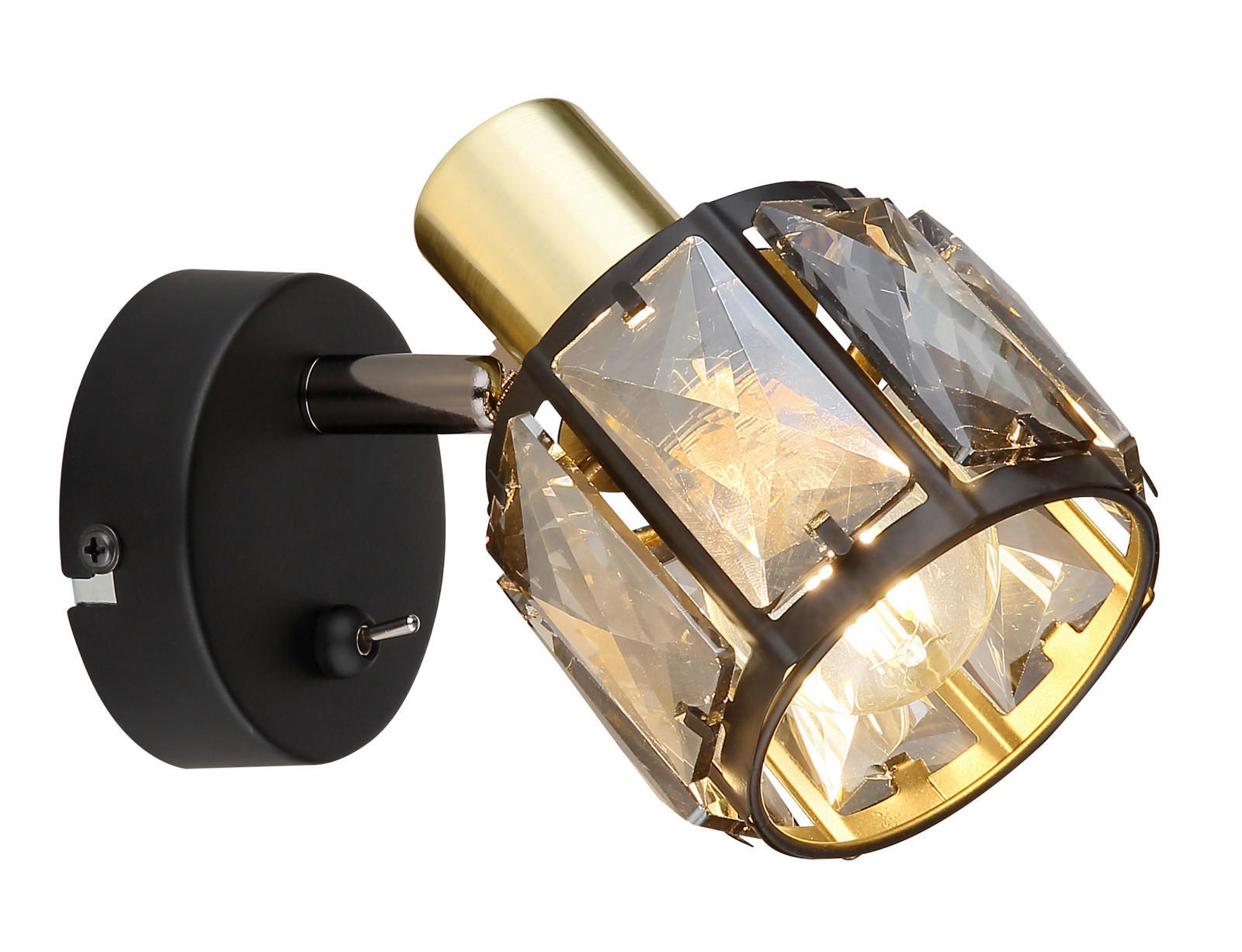 Proiector - Design, sticlă/metal (9,2/12,5/16cm) - Globo