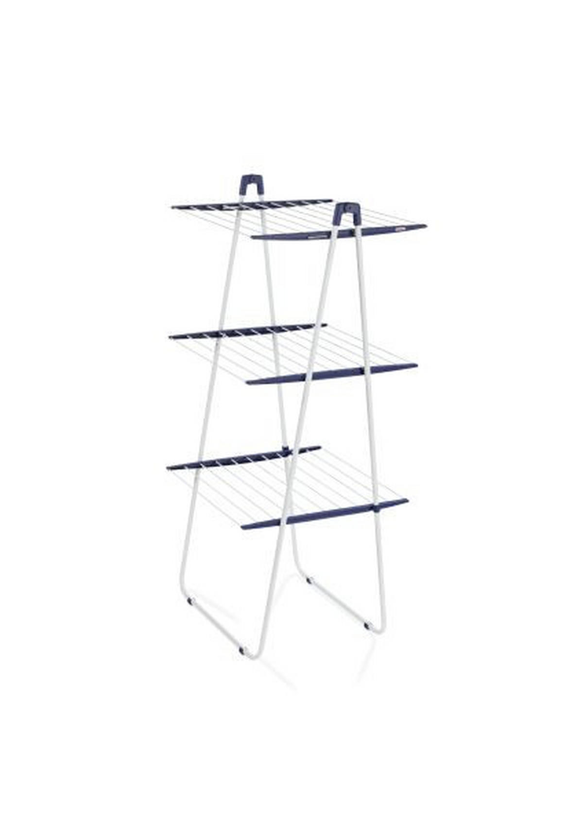 USCĂTOR DE RUFE VERTICAL - albastru/alb, Basics (155/66/61cm) - Leifheit