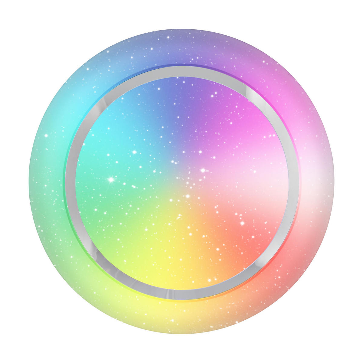 LED-DECKENLEUCHTE Rainbow  Smart 50/9 cm   - Weiß, LIFESTYLE, Kunststoff/Metall (50/9cm) - Novel