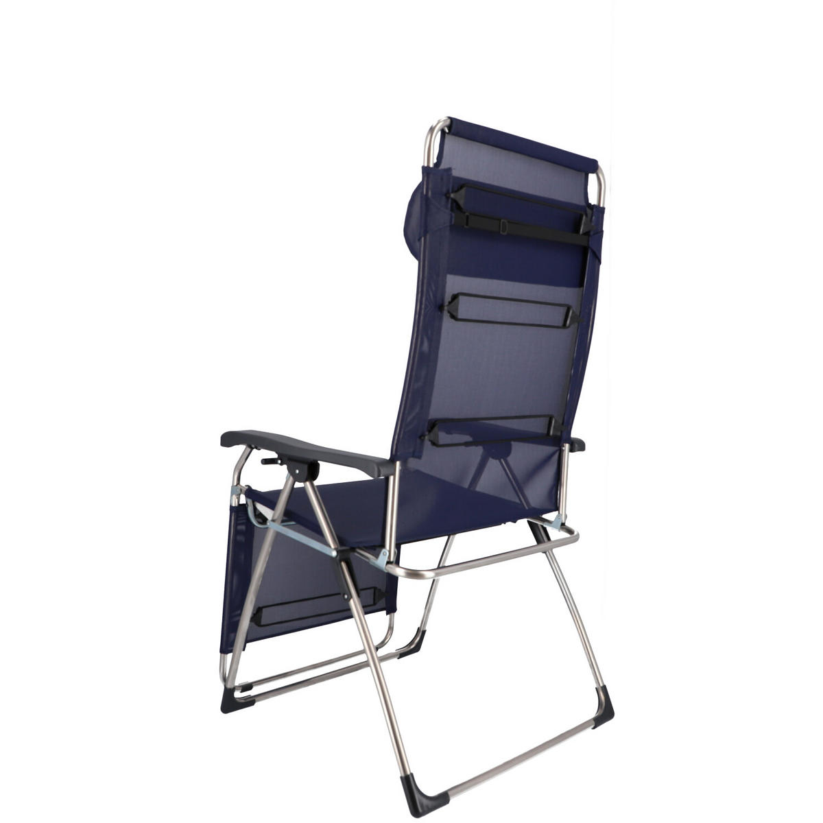 GARTEN-RELAXSESSEL Aluminium  - Dunkelblau, Design, Textil/Metall (70/136/86cm) - FIAM