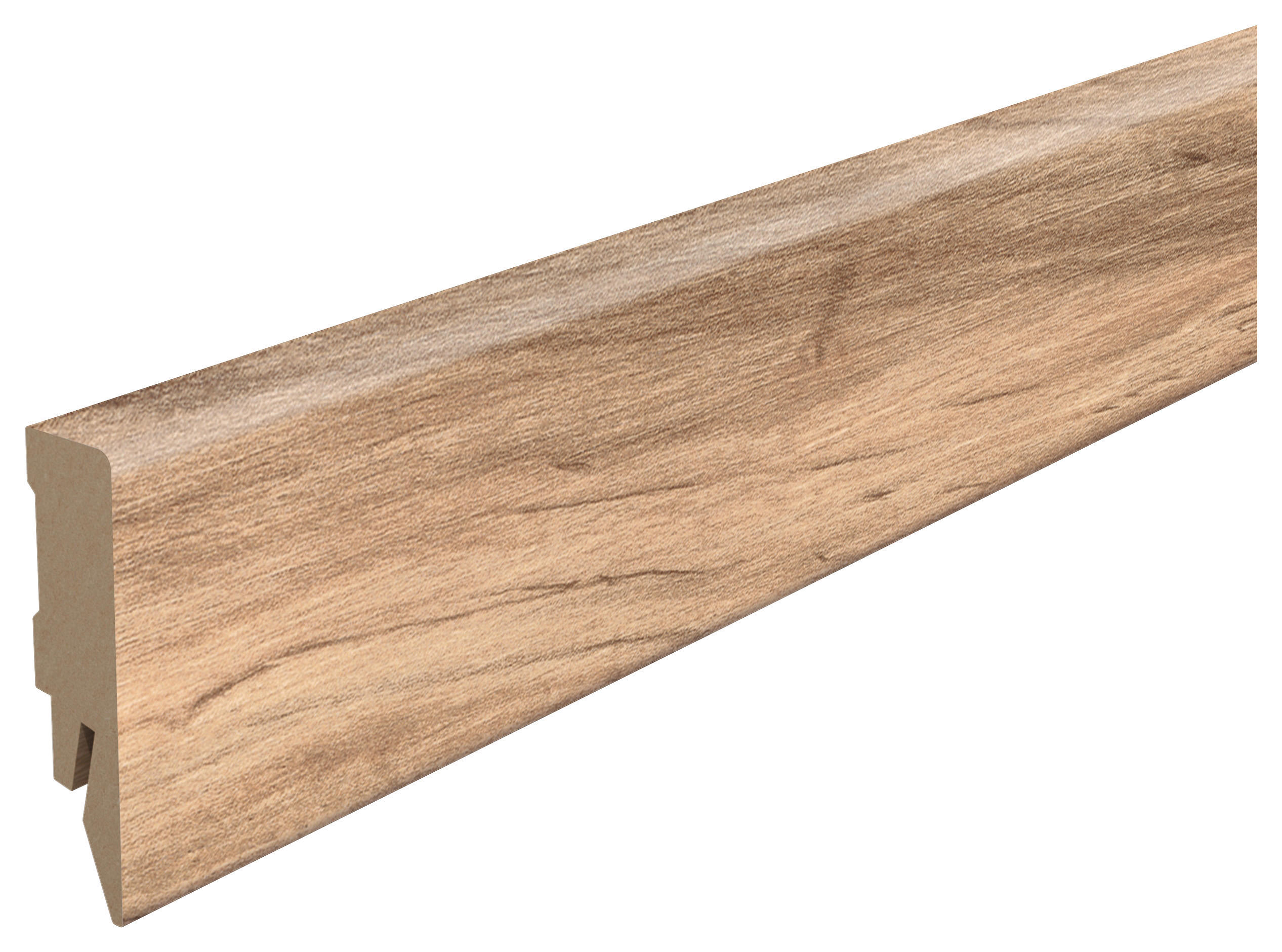 SOCKELLEISTE Nussbaum braun - Braun, KONVENTIONELL, Holzwerkstoff (240/1.4/5.8cm) - Egger Holzwerkstoffe