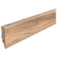 SOCKELLEISTE Nussbaum braun Braun  - Braun, KONVENTIONELL, Holzwerkstoff (240/1.4/5.8cm) - Egger Holzwerkstoffe