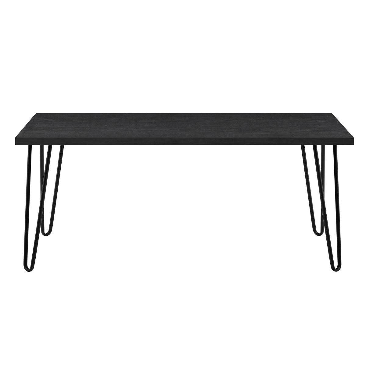 COUCHTISCH Owen 106/46/50 cm rechteckig Schwarz  - Schwarz, Design, Holzwerkstoff/Metall (106/46/50cm) - MID.YOU