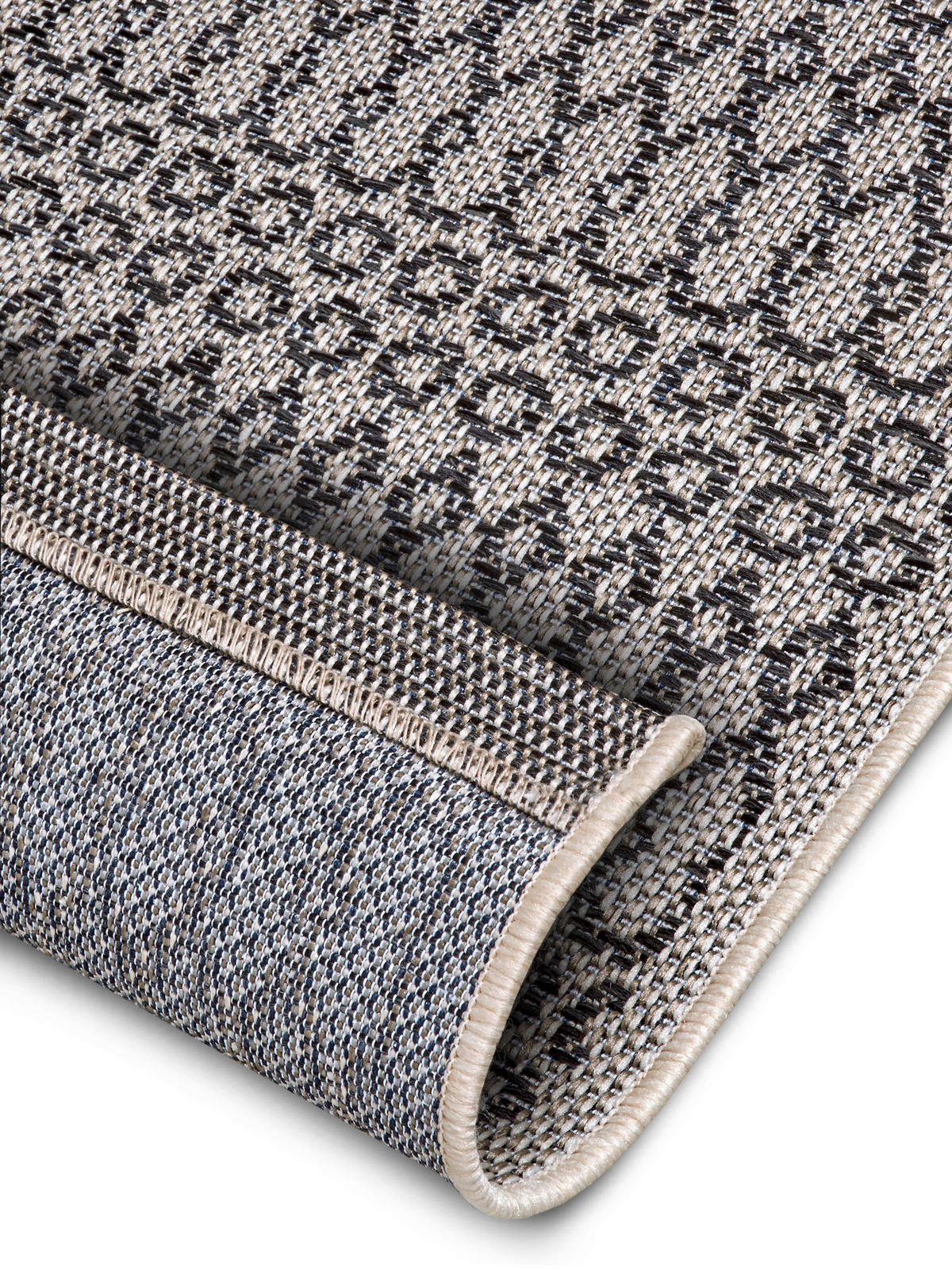 OUTDOORTEPPICH 76/150 cm Clyde Grau, Beige  - Beige/Grau, Design, Kunststoff (76/150cm)