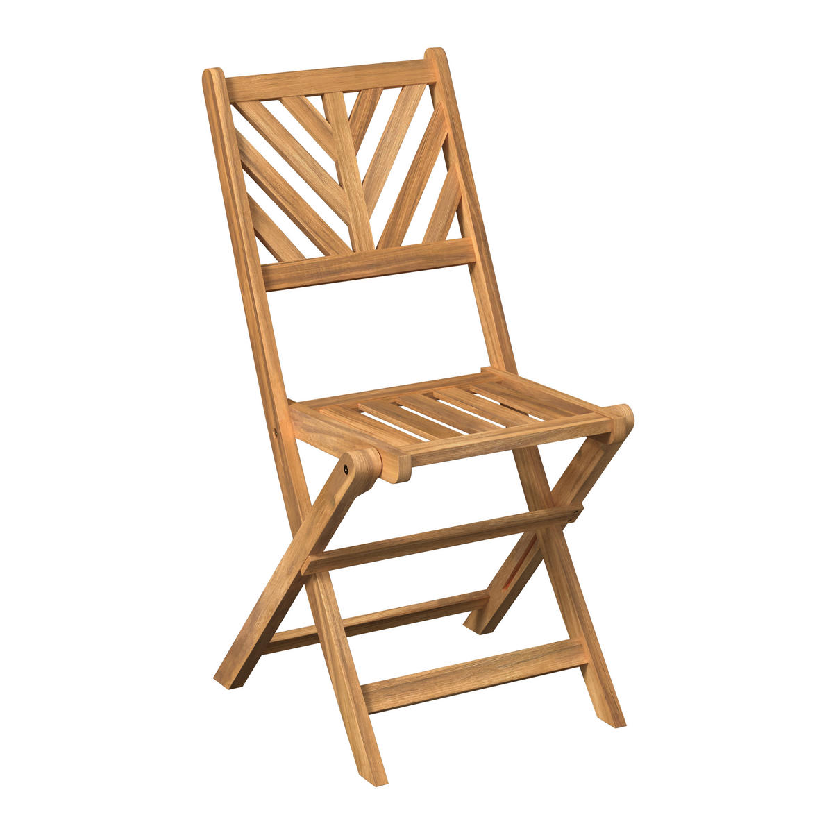 BALKONSET   - Akaziefarben, MODERN, Holz (57/57/74cm) - Ambia Garden