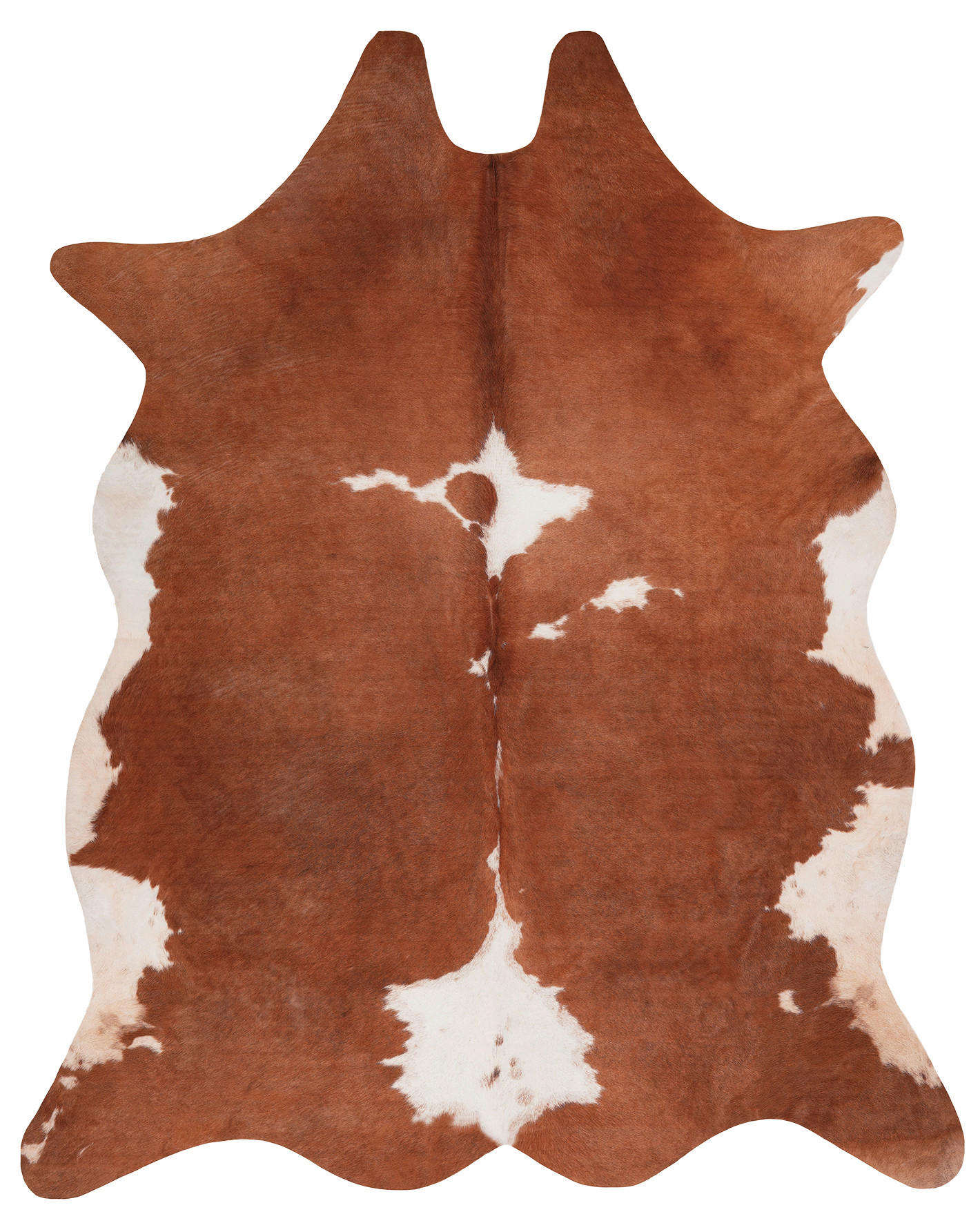 RINDERFELL 155/190 cm My Toledo  - Weiss/Braun, Design, Textil (155/190cm) - Novel