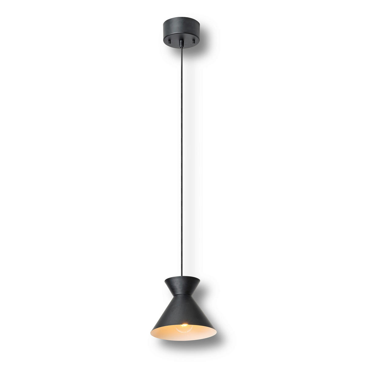 HÄNGELEUCHTE 20/150 cm  - Schwarz, Basics, Metall (20/150cm) - Osram