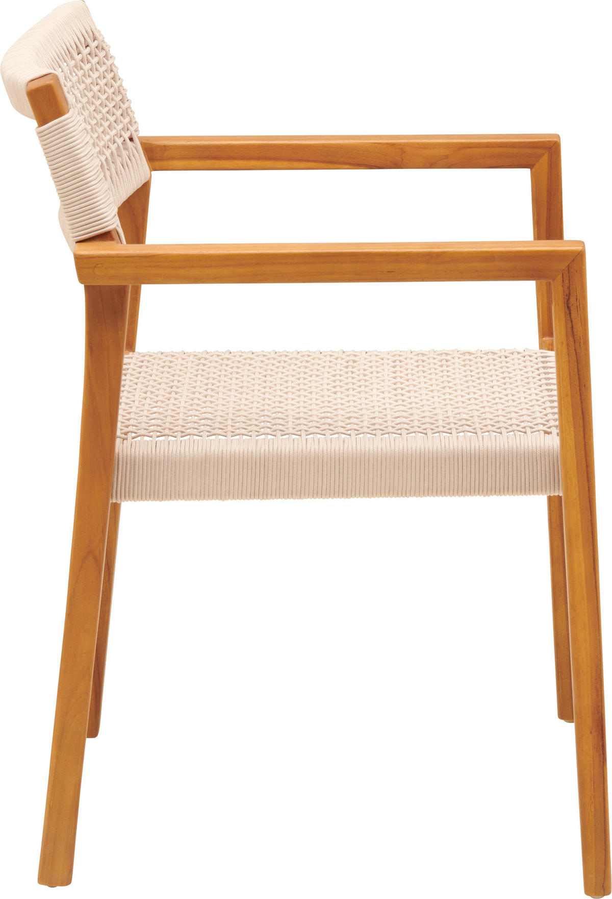 ARMLEHNSTUHL  in  - Beige/Naturfarben, MODERN, Holz (59/83/55cm) - Livetastic