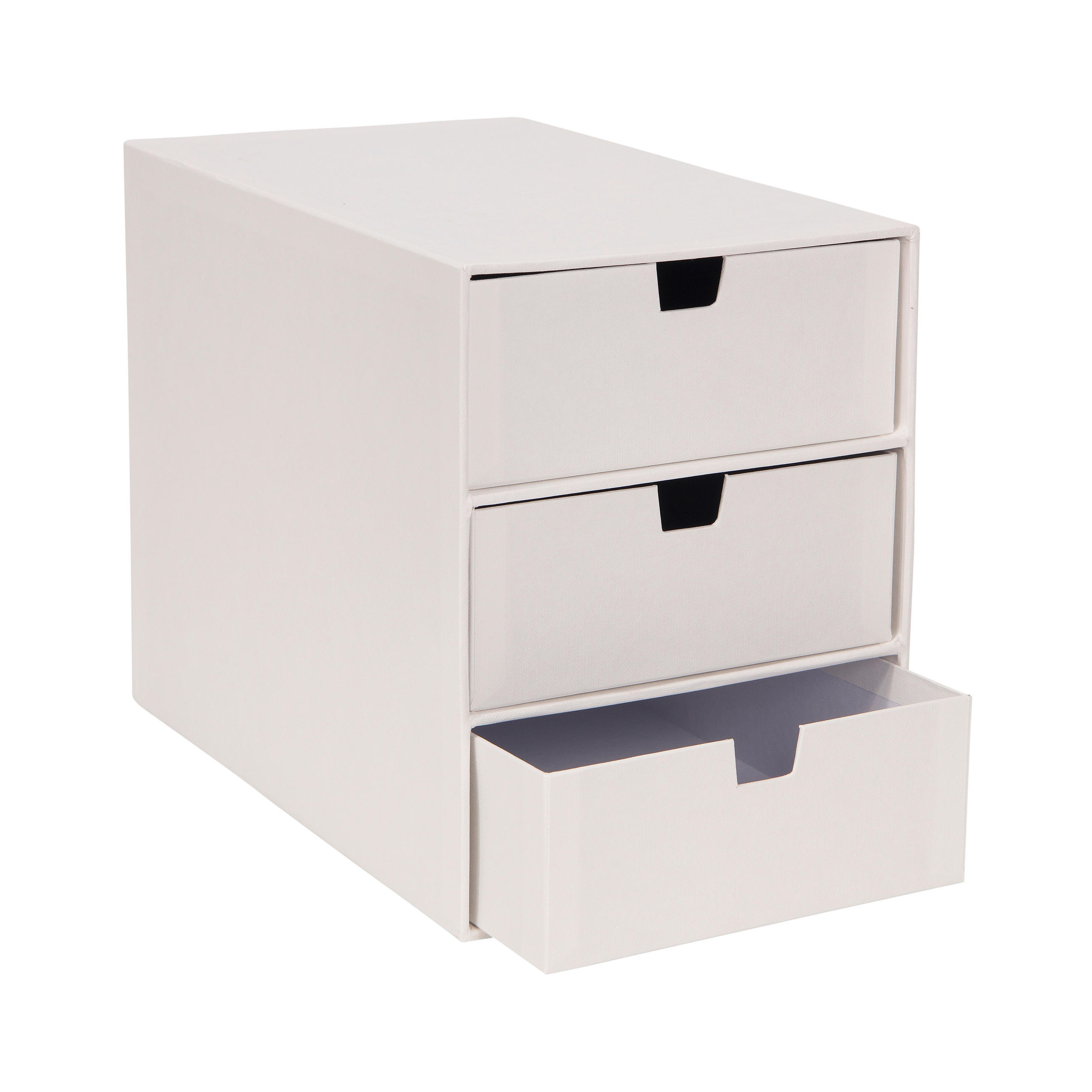 SCHUBLADENBOX     - Weiß, Basics, Karton/Papier (16/25,2/20,5cm)
