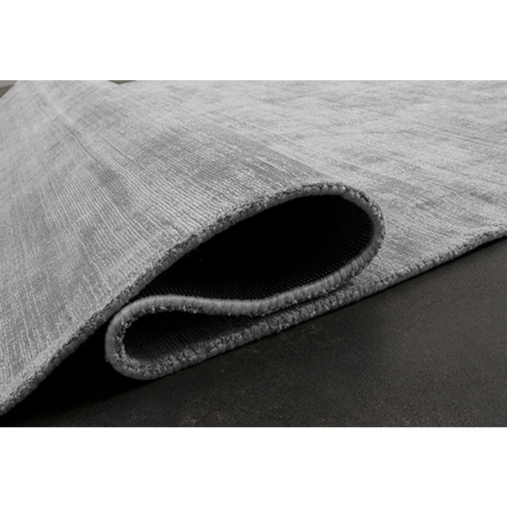Thumbnail - Novel Webteppich Arte, Grau, Textil, Uni, rechteckig, 80x150 cm, Care & Fair, für Fußbodenheizung geeignet, in verschied...