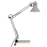KLEMMLEUCHTE 17/70 cm   - Titanfarben, KONVENTIONELL, Metall (17/70cm) - Brilliant